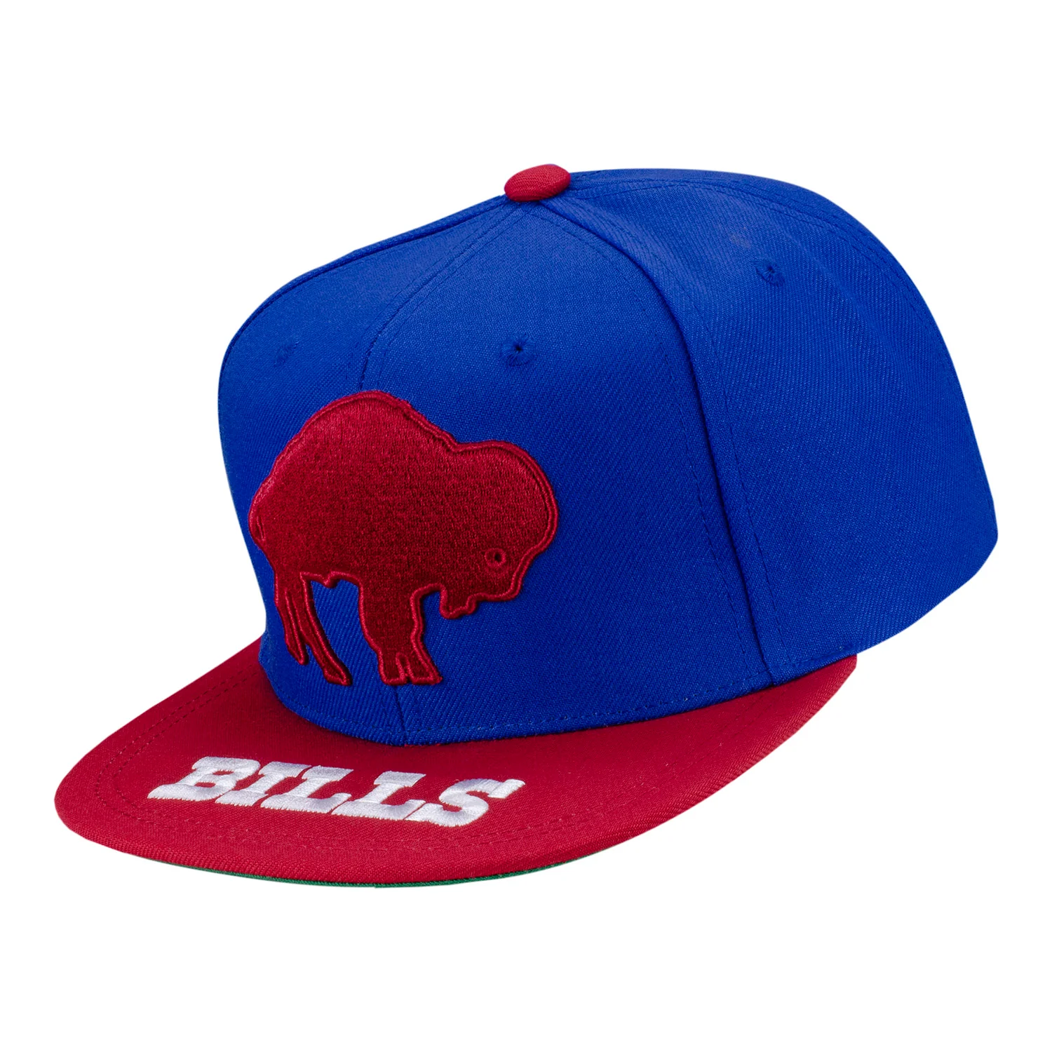 Mitchell & Ness Bills Classic Logo Adjustable Snapback Hat