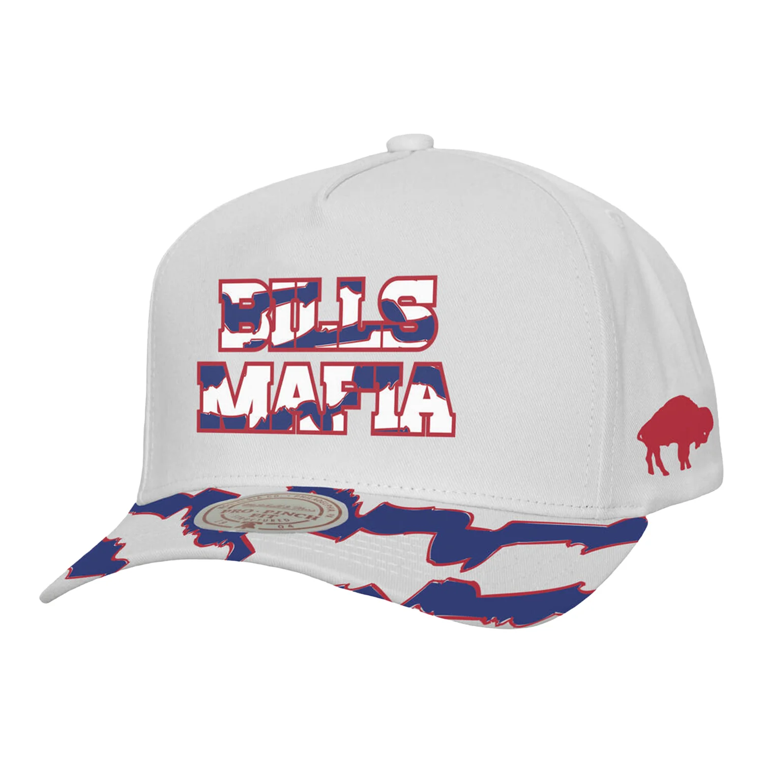 Mitchell & Ness Bills Mafia Pro Pinch Snapback Hat
