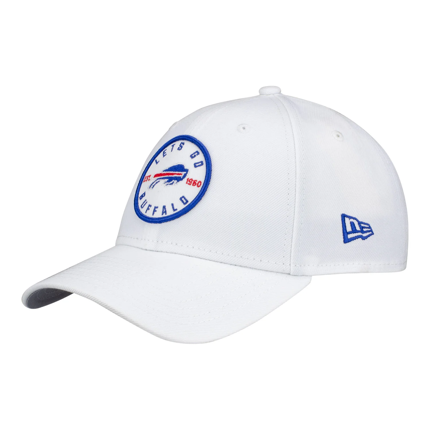 Bills New Era 9FORTY Let's Go Buffalo Patch Trucker Hat