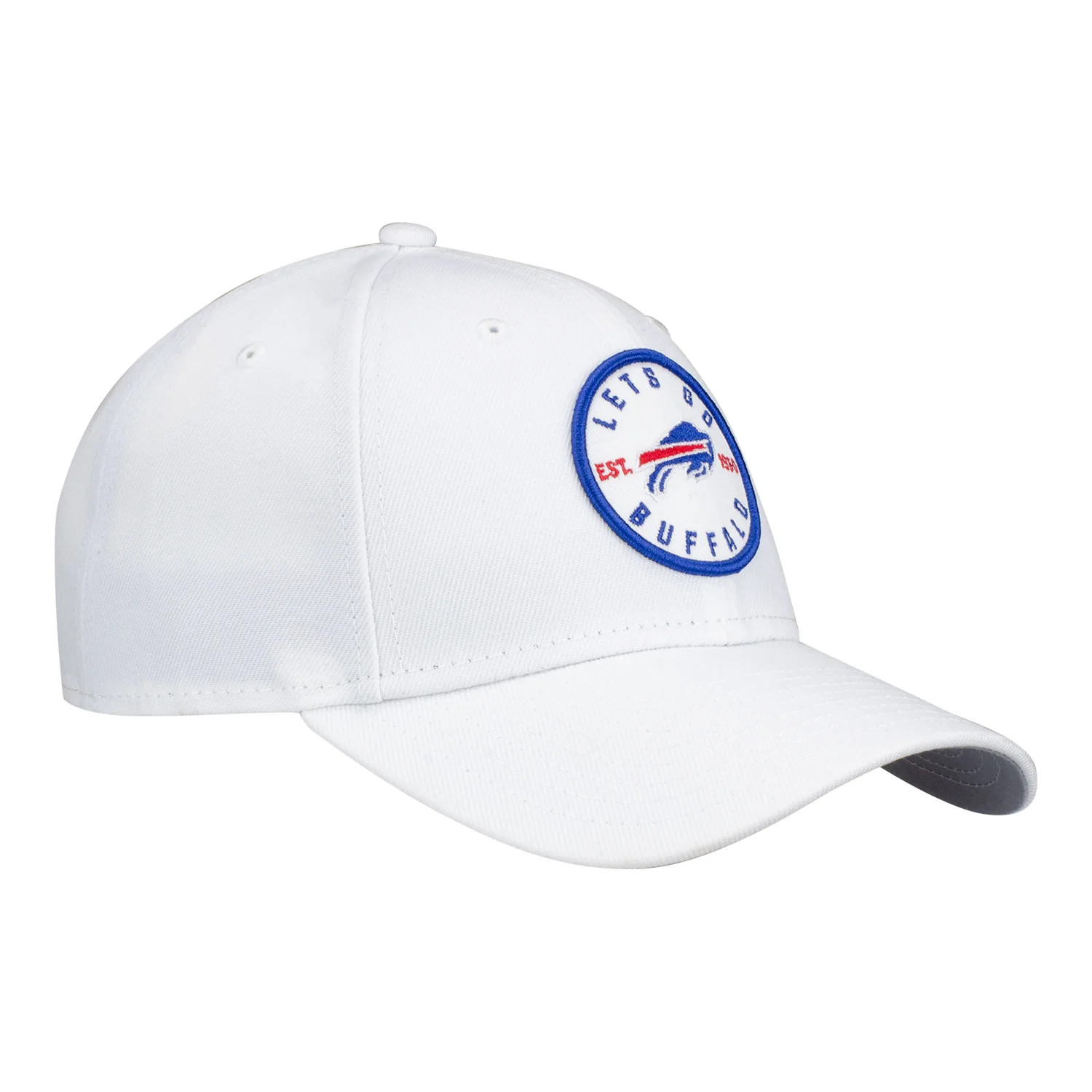 Bills New Era 9FORTY Let's Go Buffalo Patch Trucker Hat