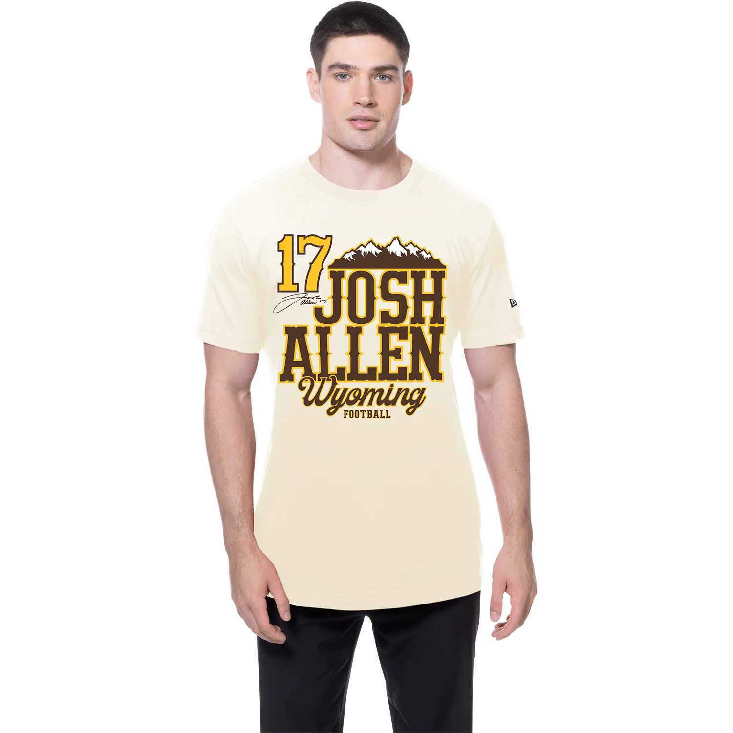 New Era Josh Allen Wyoming Short Sleeve T-Shirt