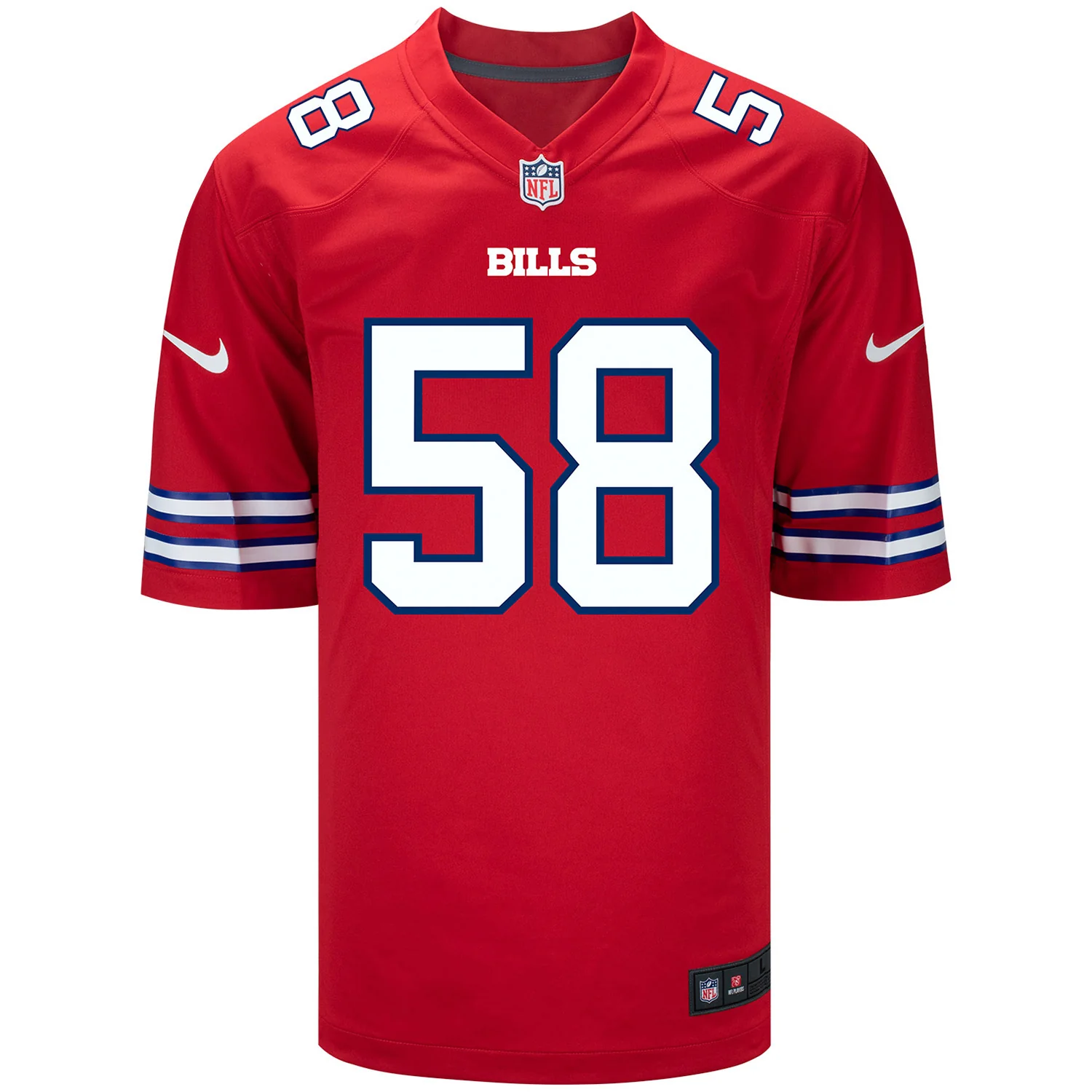 Nike Game Red Alternate Matt Milano Jersey