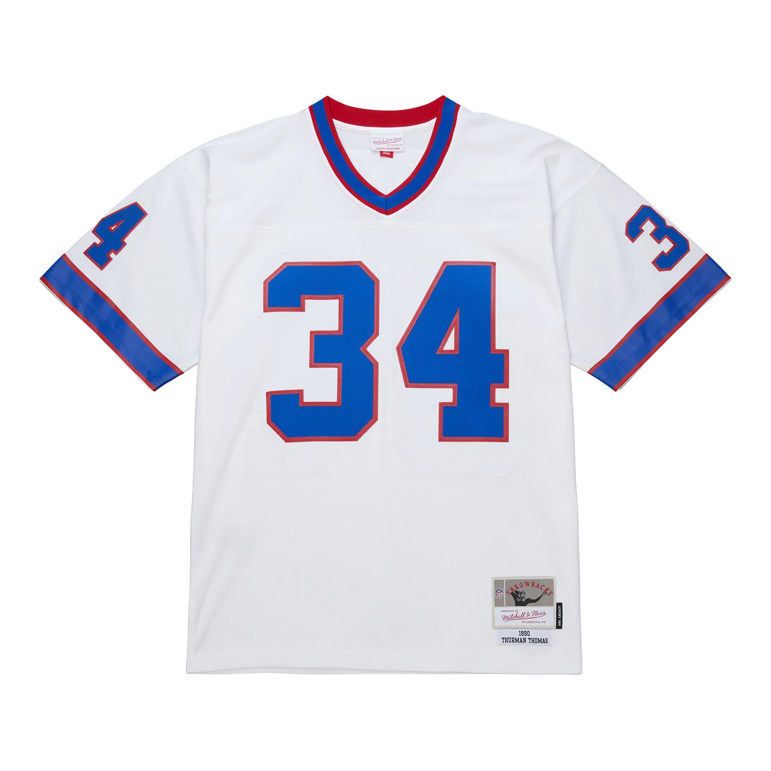 Thurman Thomas Buffalo Bills Mitchell & Ness Legacy Replica Road Jersey