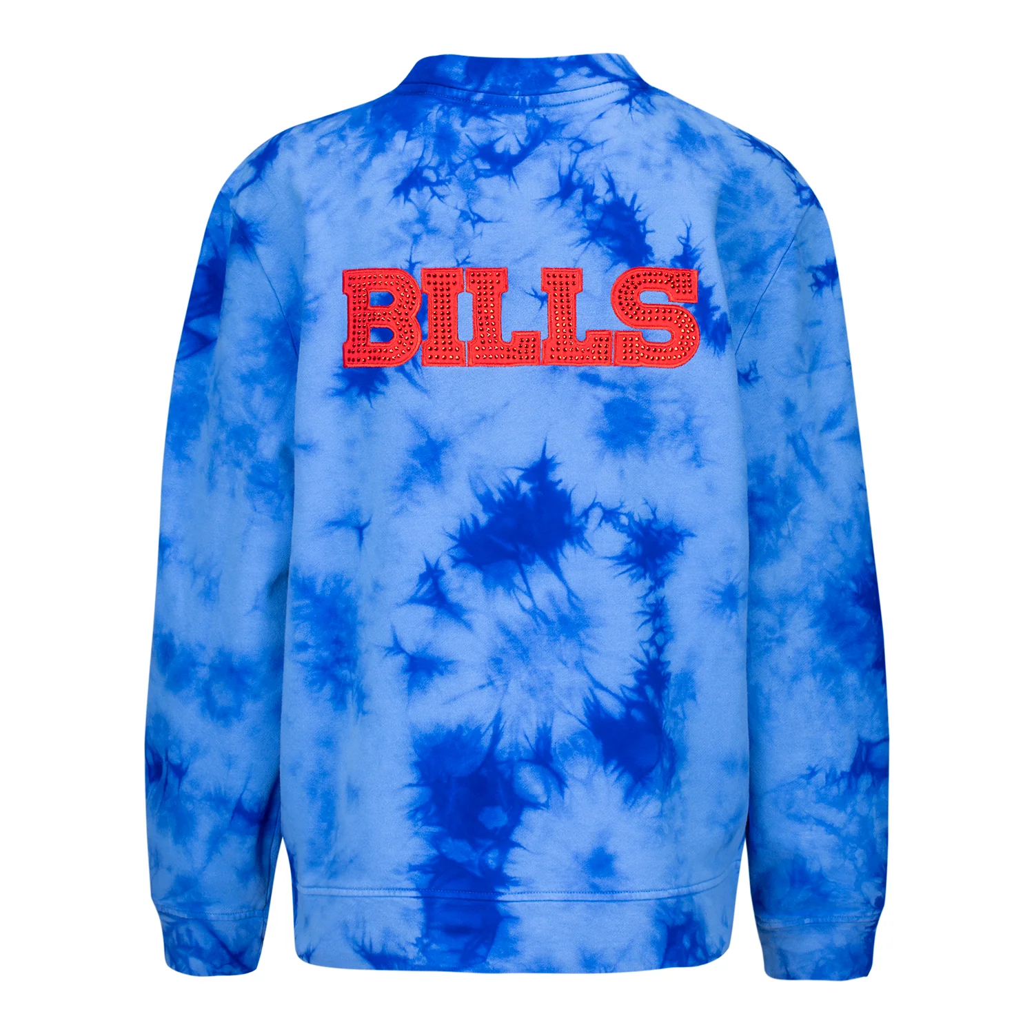 Wild Collective Ladies Bills Button Up Tie Dye Sweater