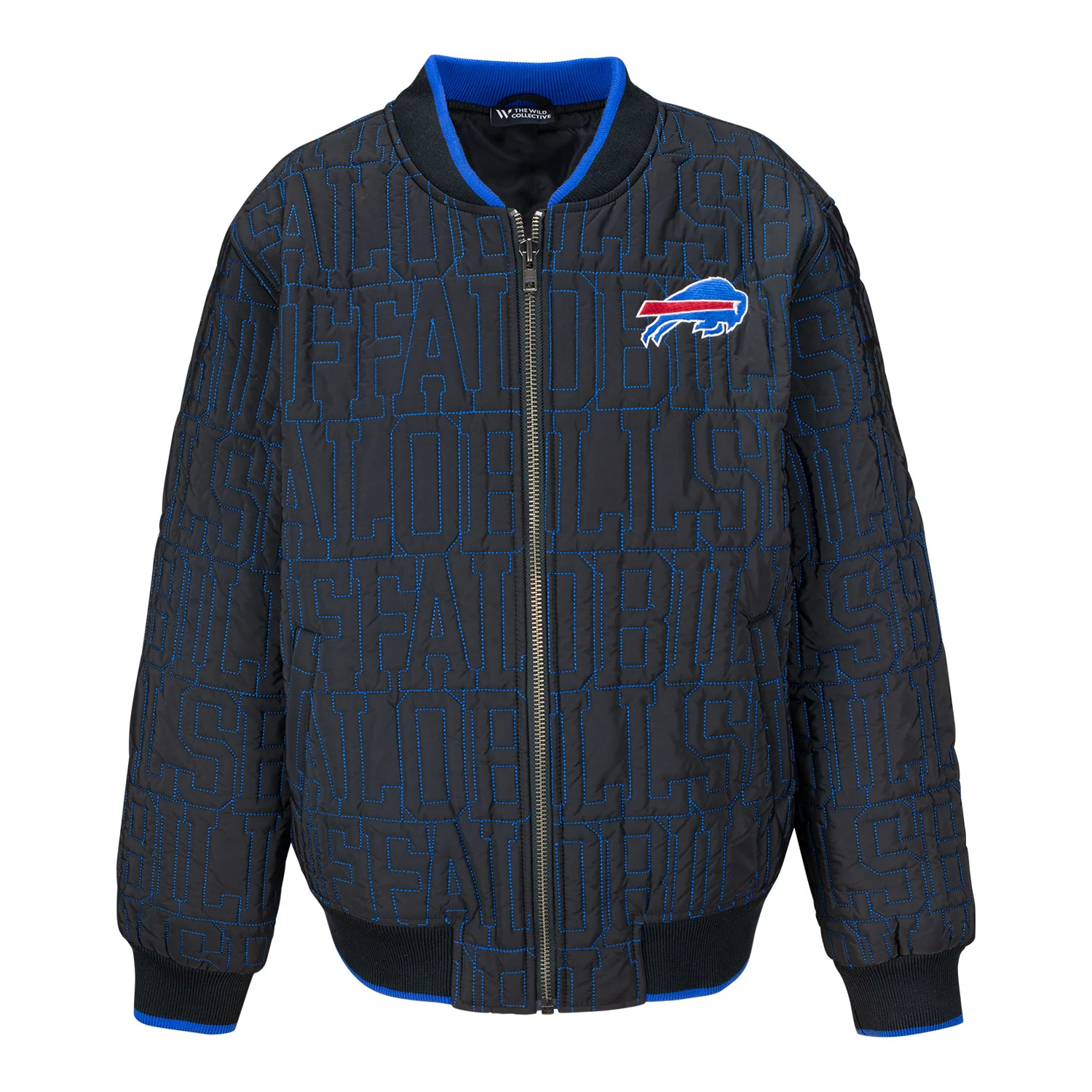 5727-wild-collective-unisex-bills-quilted-bomber-jacket-1.webp Wild Collective Unisex Bills Quilted Bomber Jacket