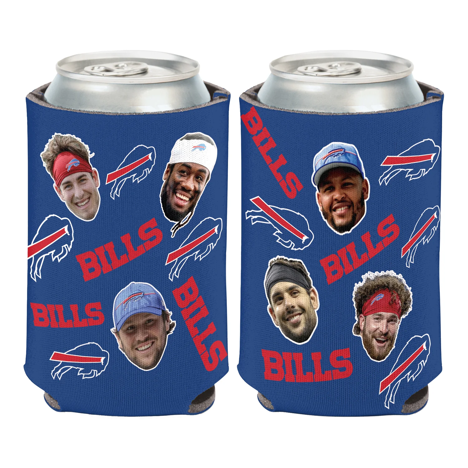 Wincraft Buffalo Bills 12oz Can Cooler Scatter Player Print