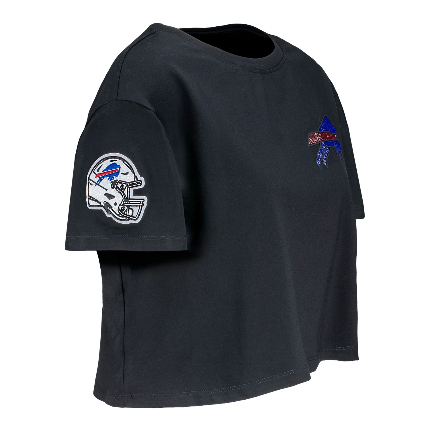 Women's Pro Standard Bills Jewels Boxy Cropped T-Shirt