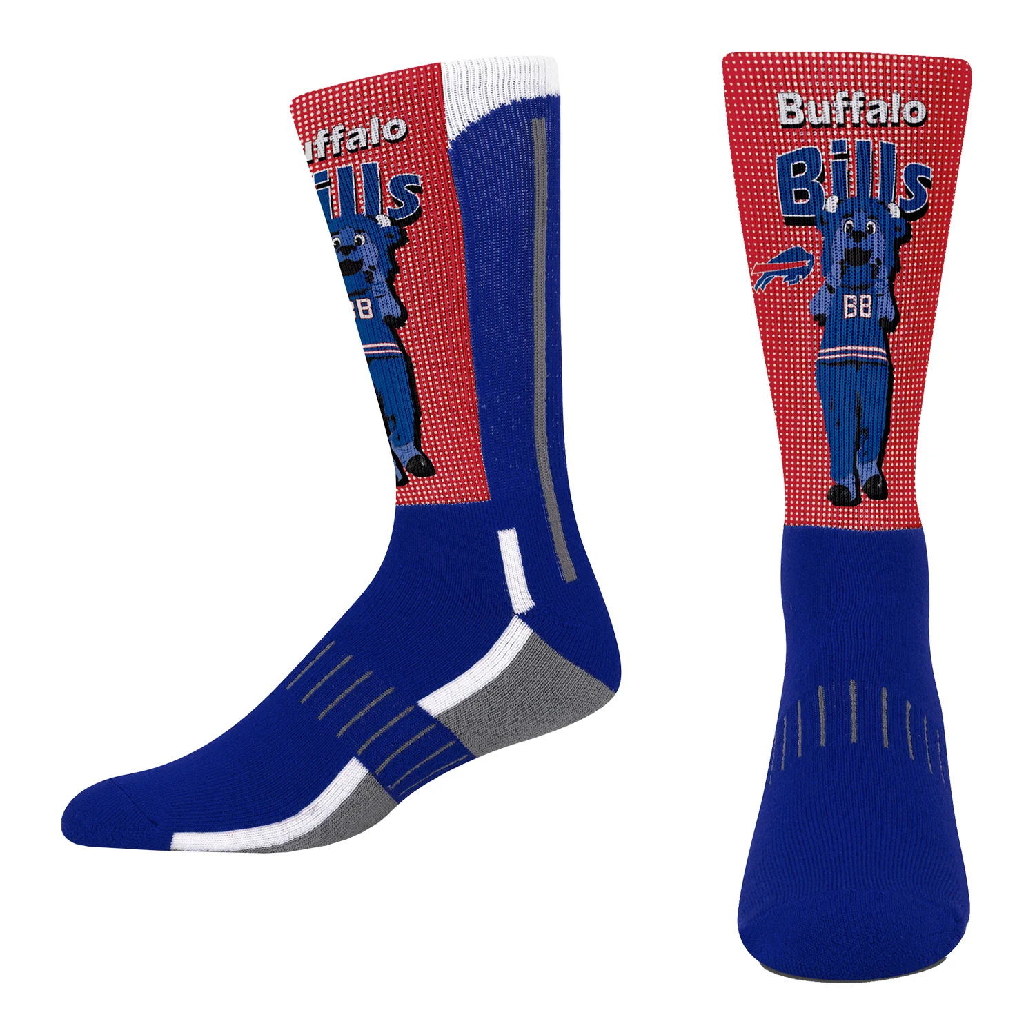Youth Bills Mascot Fever Socks