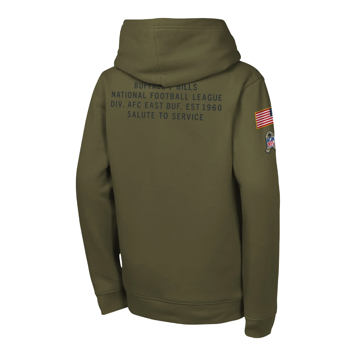 Youth Buffalo Bills Nike 2025 Salute to Service Hoodie