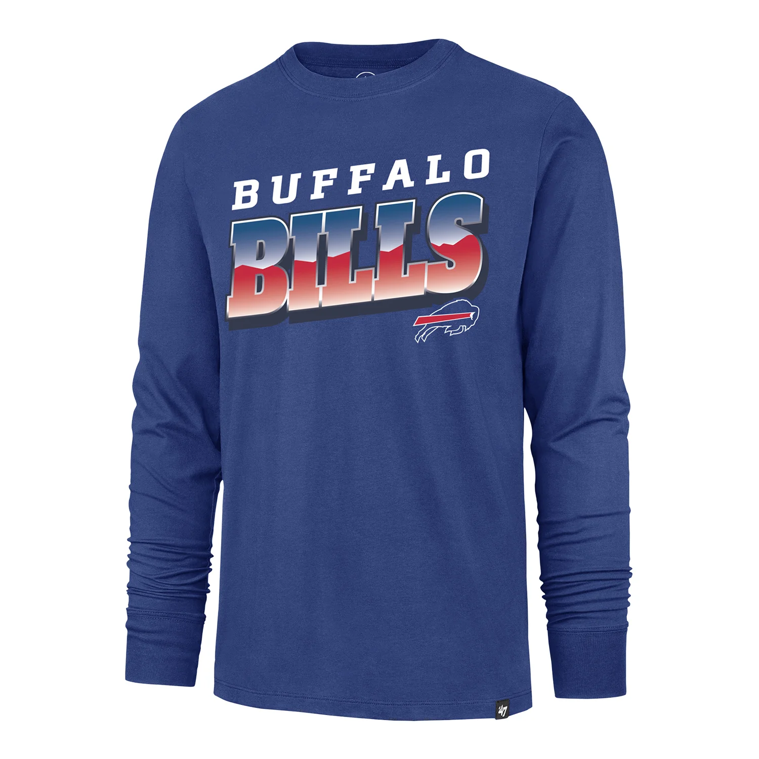 Buffalo Bills '47 Brand Long Sleeve Franklin Gradient T-Shirt