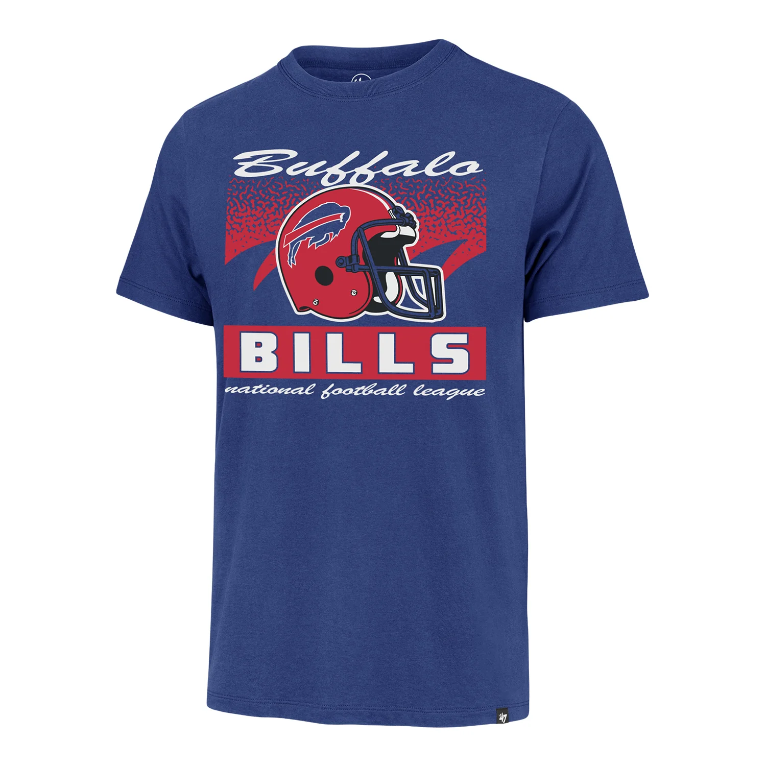 Buffalo Bills '47 Brand Waver Franklin Red Helmet T-Shirt
