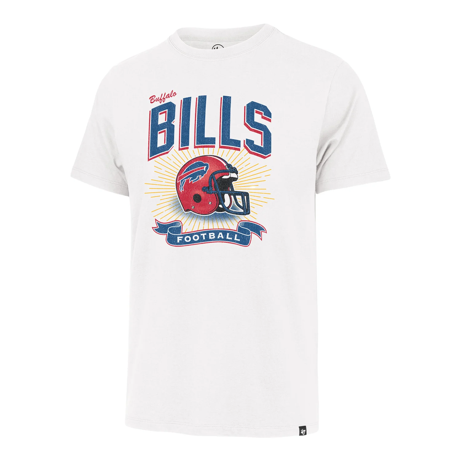 Buffalo Bills '47 Brand Prime Franklin Red Helmet T-Shirt