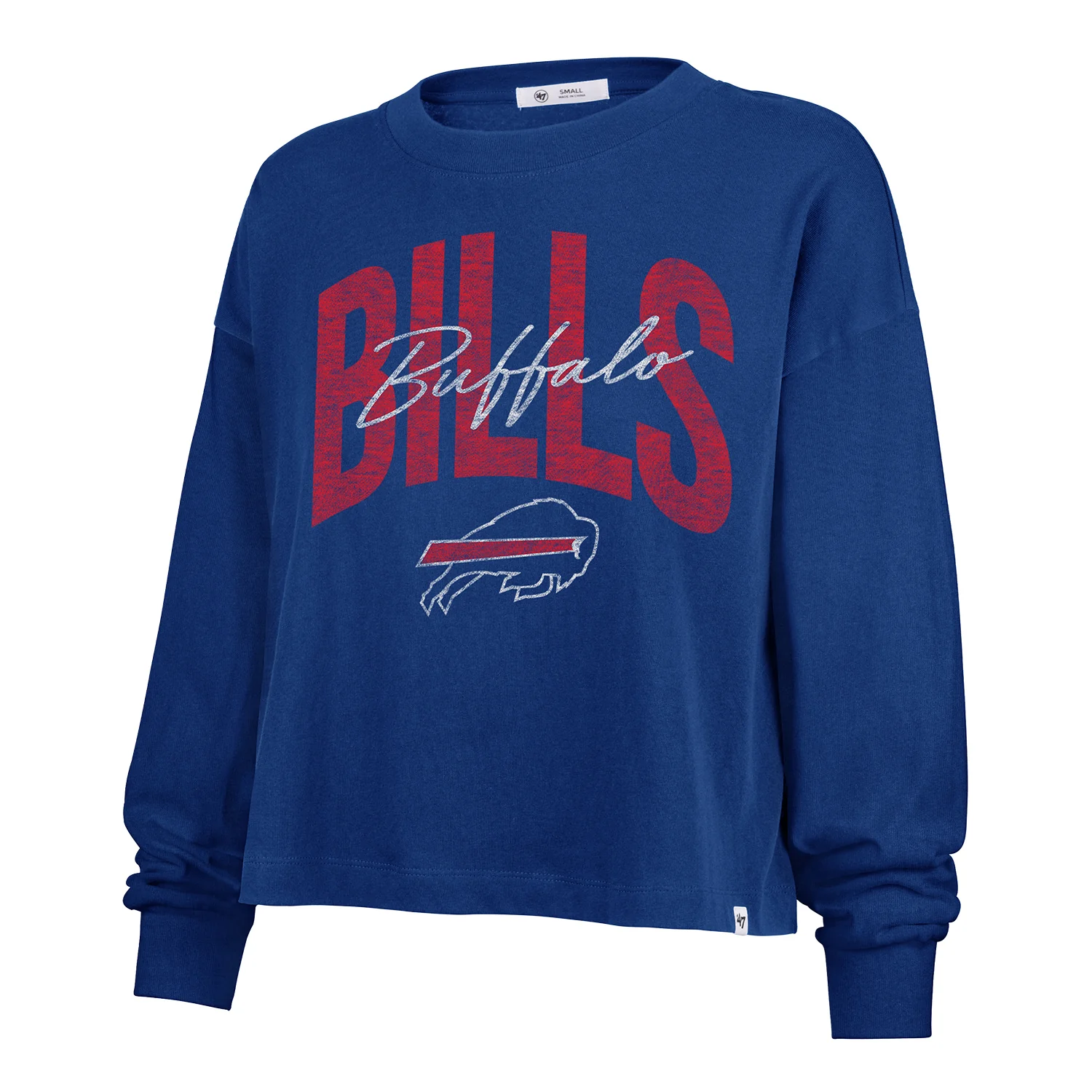 Ladies Buffalo Bills '47 Brand Sydney Muse Script T-Shirt