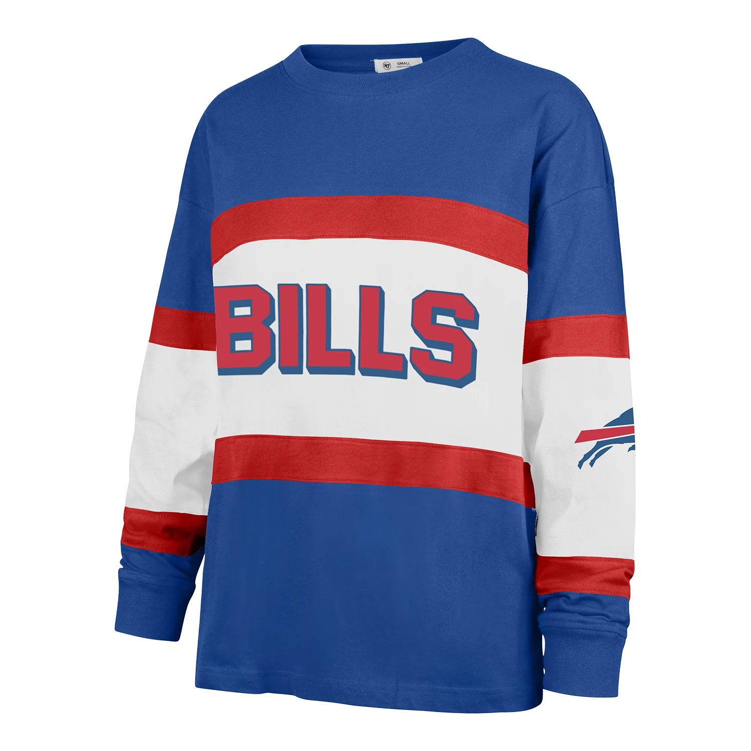 Ladies Buffalo Bills Colorblock  T-Shirt by '47 Brand