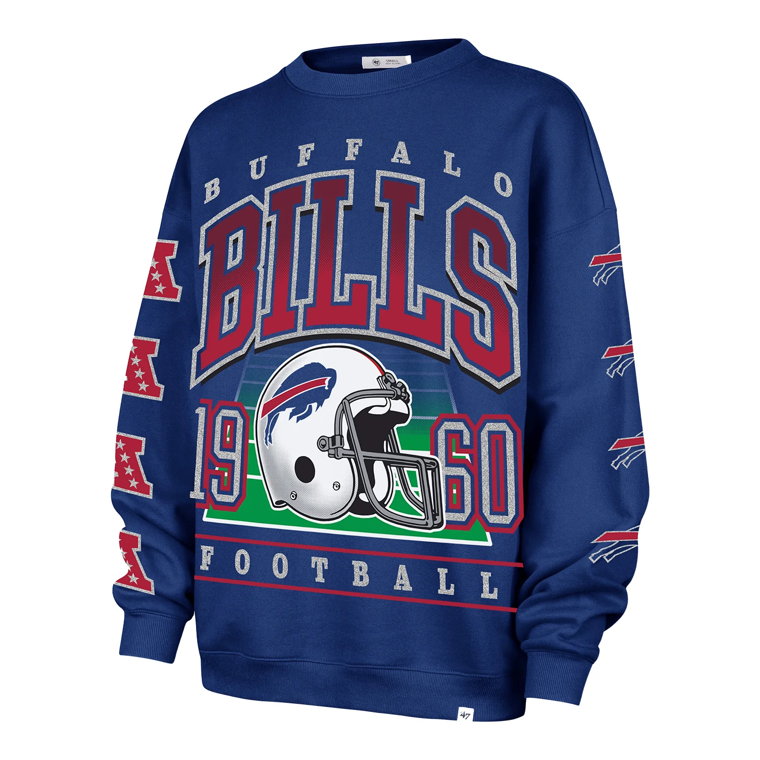 Ladies Buffalo Bills '47 Brand Oversized Helmet Fleece