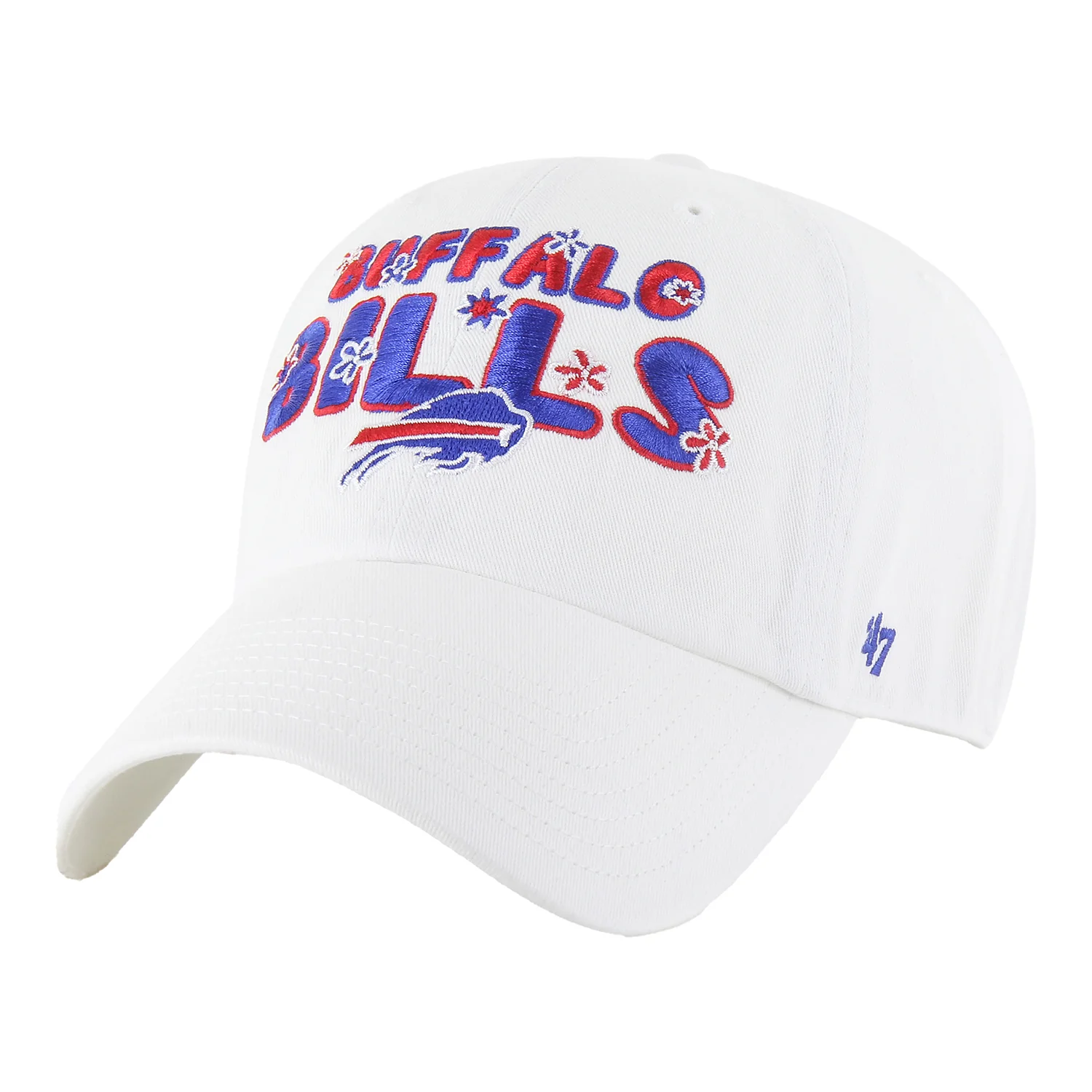 Buffalo Bills Ladies '47 Brand Fleur Power Cleanup Hat