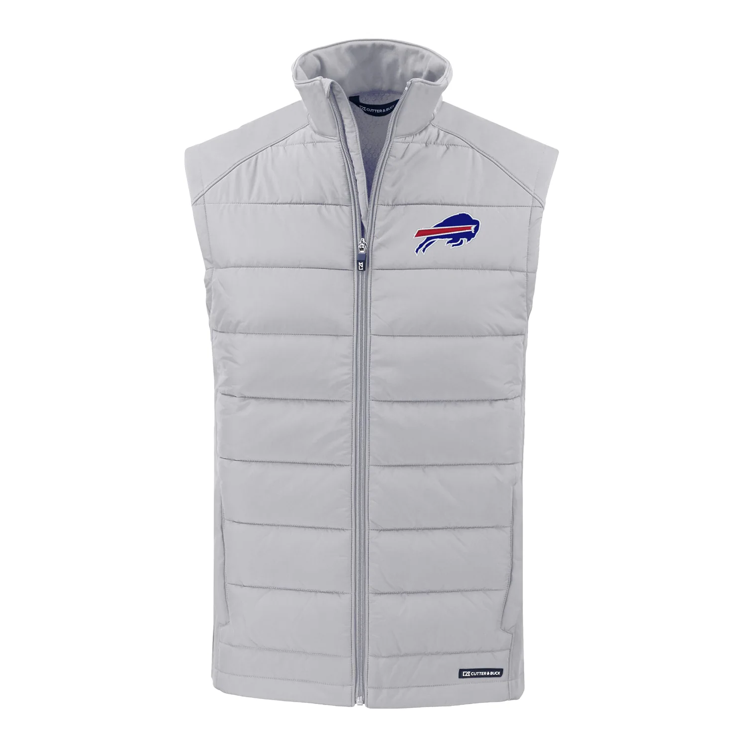 Buffalo Bills Cutter & Buck Evoke Hybrid Eco Softshell Recycled Mens Full Zip Vest