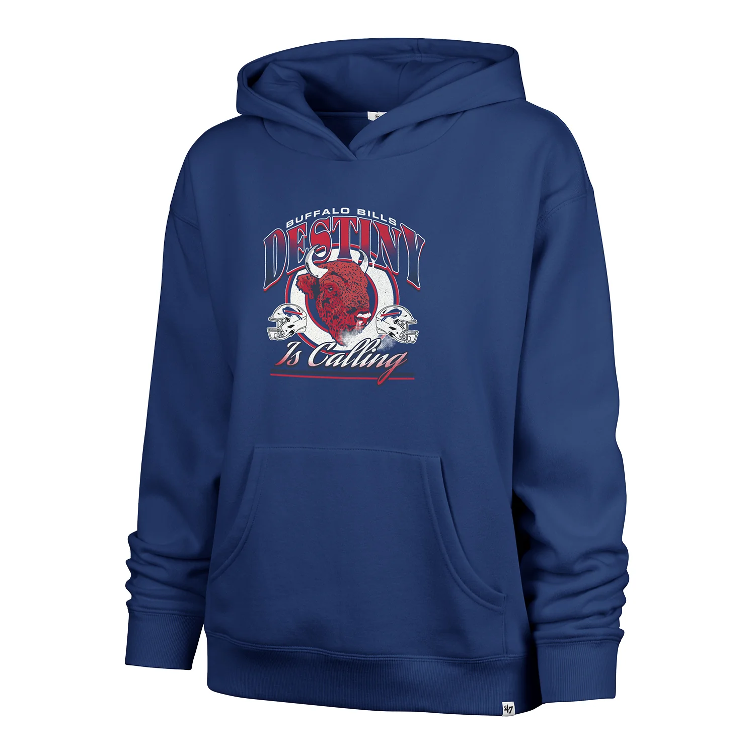 Ladies Buffalo Bills '47 Brand "Destiny Is Calling" Headline Hoodie