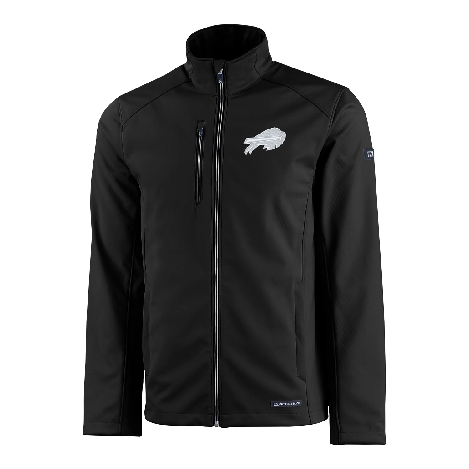 Buffalo Bills Cutter & Buck Evoke Eco Softshell Recycled Full Zip Mens Jacket
