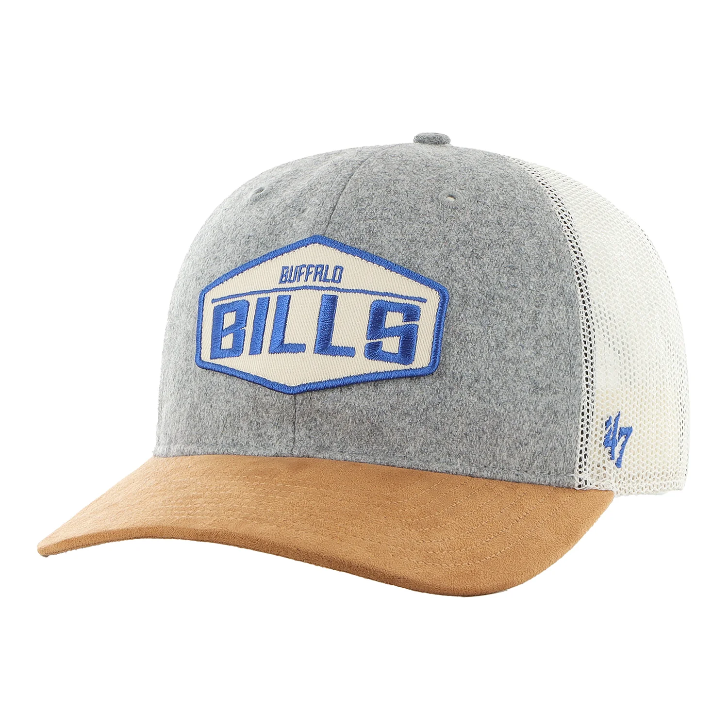 Bills '47 Brand Trucker Drover Suede Hat
