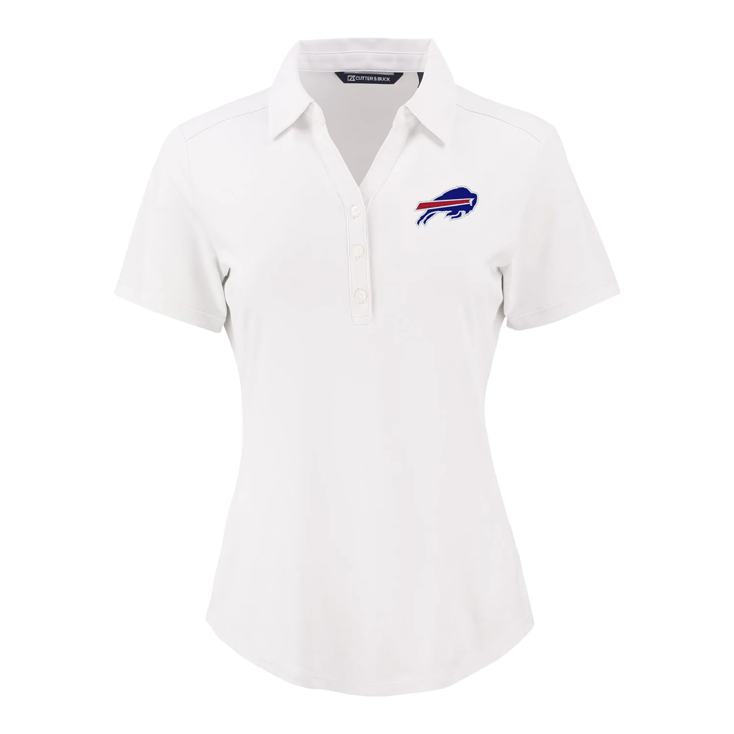 Ladies Buffalo Bills Cutter & Buck Forge Eco Stretch Recycled Polo