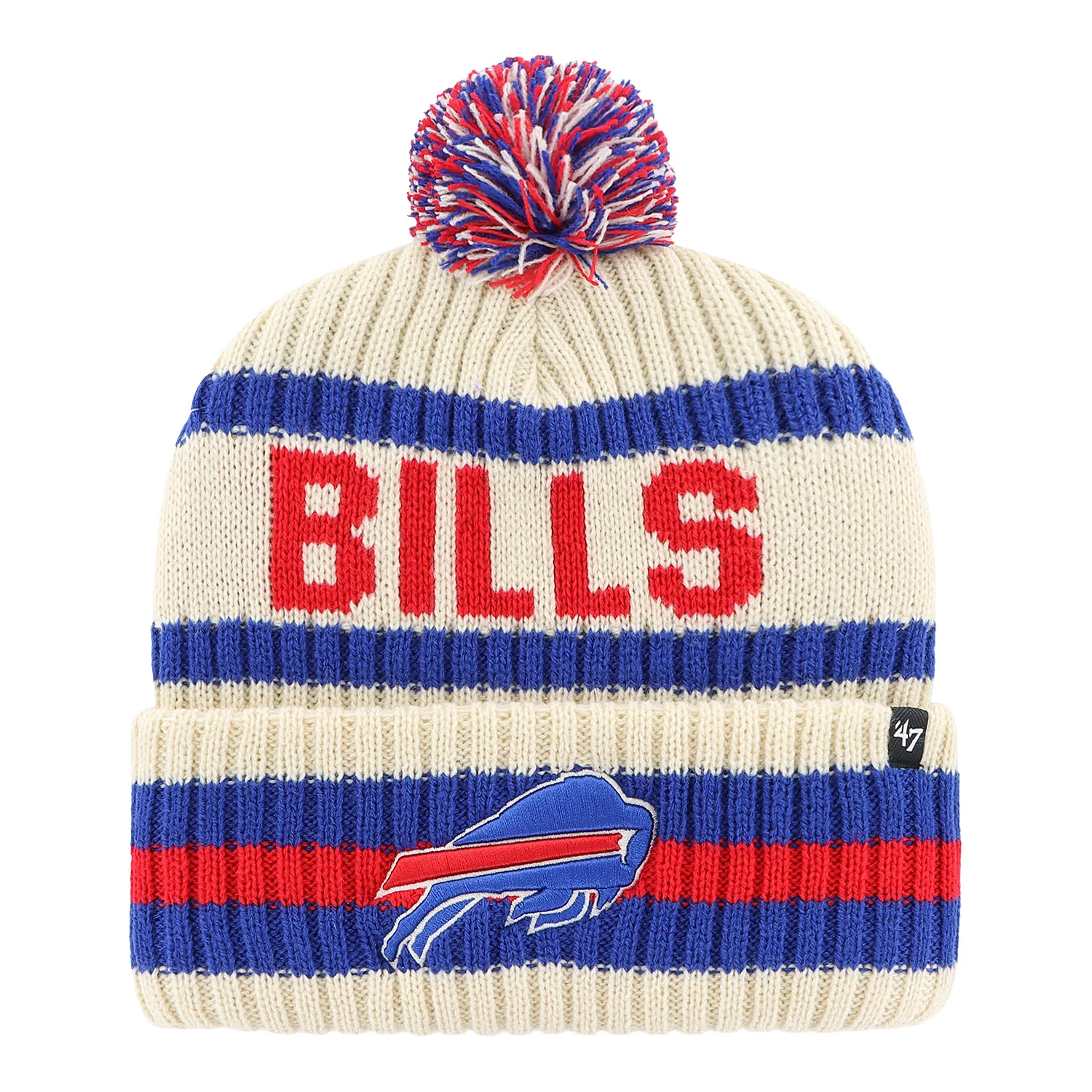 47 Brand Buffalo Bills Bering Cuff Cream Knit