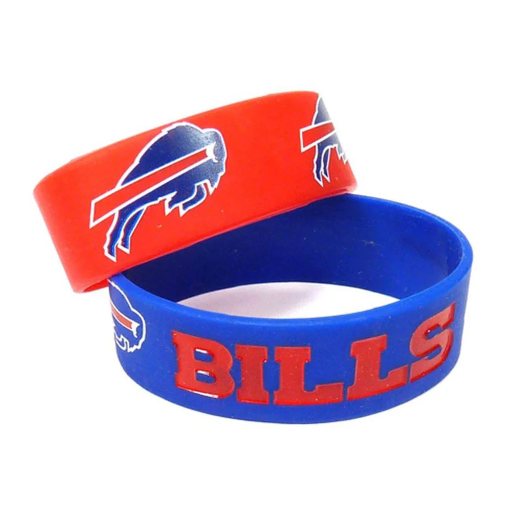 Bills 2-Pack Team Logo Wristbands